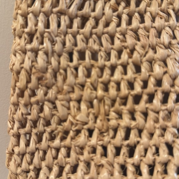 MZ Wallace Medium Tote Raffia/Navy NWT - Picture 9 of 15